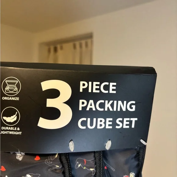 Marc Tetro Packing Cube Set with Doggie Design perfect for Dog Lovers! - Picture 4 of 6